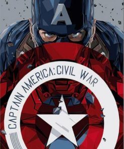 Captain America Civil War Paint By Numbers