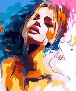 Colorful Woman Art - Paint By Number