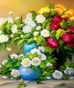 Flowers In Vase - Paint By Number