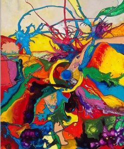 Abstract Painting - Abstract & Mandala Paint By Number