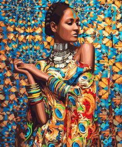 African Woman Paint By Number