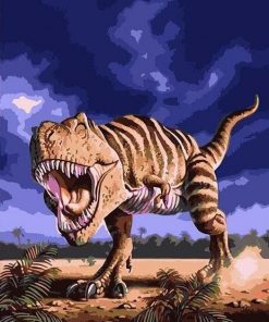 T - REX Dinosaur - Animals Paint By Number