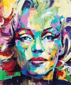 Colorful Marilyn Monroe - Paint By Number