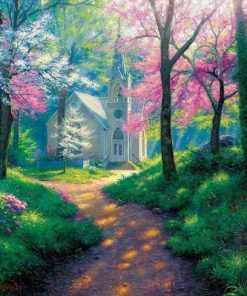 Spring Forest Nature - Landscapes Paint By Number