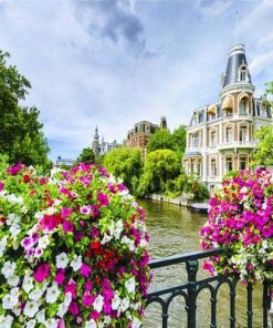 Amsterdam Rijksmuseum Canal - Cities Paint By Number