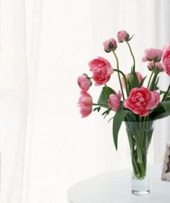 Flowers Vase On Table - Paint By Number