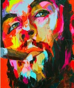 Che Guevara Colorful Art - Paint By Number