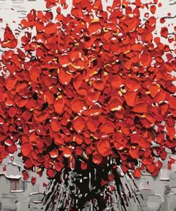 Red Roses Art - Paint By Number