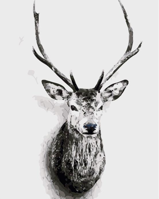Deer Animals - DIY Paint By Numbers - Modern Paint