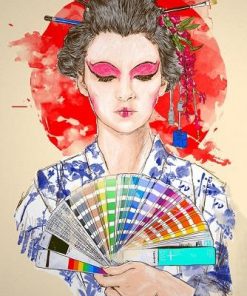 Chinese Woman Art - Paint By Number