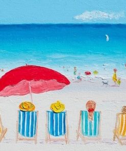 Vacation In Beach Paint By Numbers