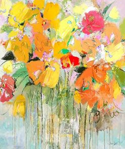 Abstract Flowers Art Paint By Numbers