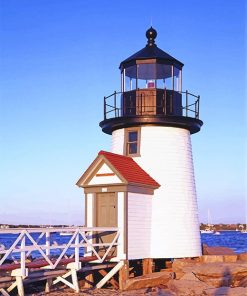 Brant Point Lighthouse Nantucket Paint by numbers