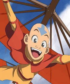 Happy Aang The Last Airbender Paint by numbers