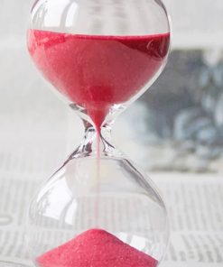 Red Sand Clock Paint By numbers