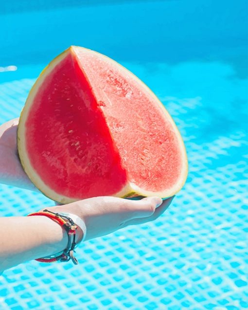 Pool Watermelon Paint by numbers