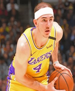 Alex Caruso Lakers adult paint by number