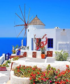 Greece Island Santorini adult paint by numbers