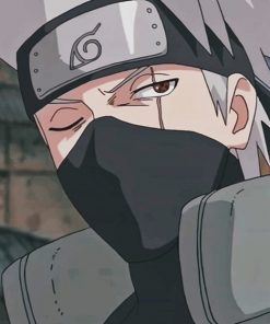 Kakashi Jutsu Naruto paint by number