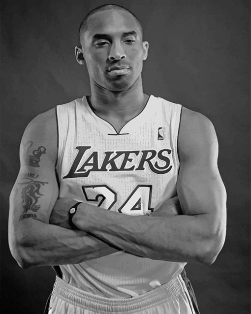 Kobe Bryant Black and white