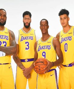 Lakers Team adult paint by number