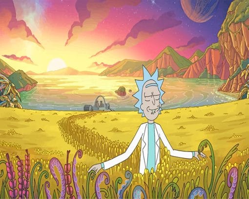 Rick And Morty Paint by numbers