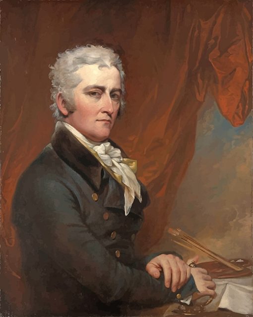 Self Portrait Alexander Hamilton adult paint by number