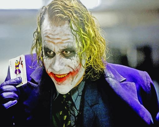 The Dark Knight joker adult pain by number