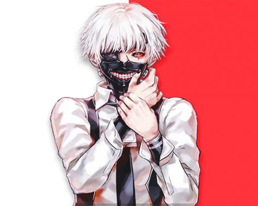 The Kaneki Ken Toky Ghou adult paint by number