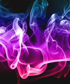 Abstract Colorful Smoke