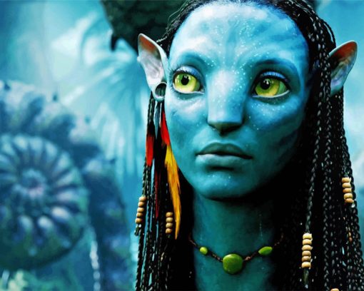 Avatar Neytiri paint by number