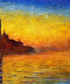 Claude Monet Twilight Venis paint by number