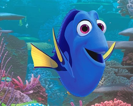 Finding Dory paint by number