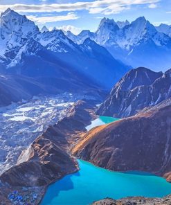 gokyo lakes trek adult paint by numbers