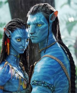 Jake Sully And Neytiri Avatar paint by number