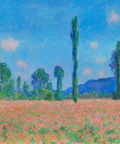 Claude Monet Poppy Field paint by number