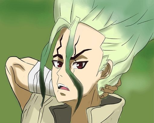 Senku Ishigami paint by number