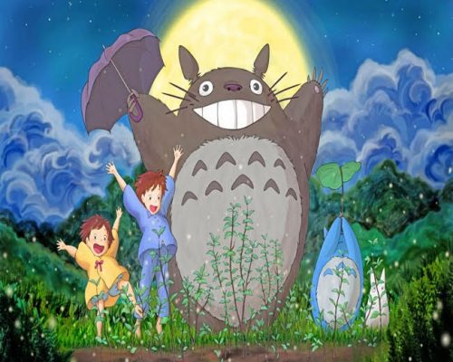 totoro-studio-ghibli-paint-by-numbers P