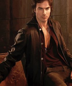 Vampire Ian Somerhalder paint by number