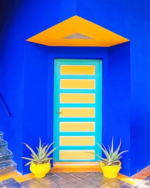 Jardin Majorelle Marrakech Morocco Paint By Numbers