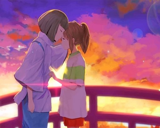 Chihiro And Haku Romance Paint By Numbers