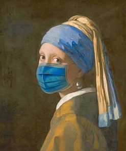 Johannes Vermeer Wearing A Mask Paint By Numbers