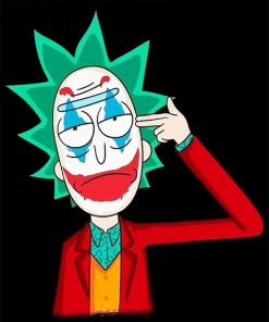 Joker Rick Sanchez Paint By Numbers