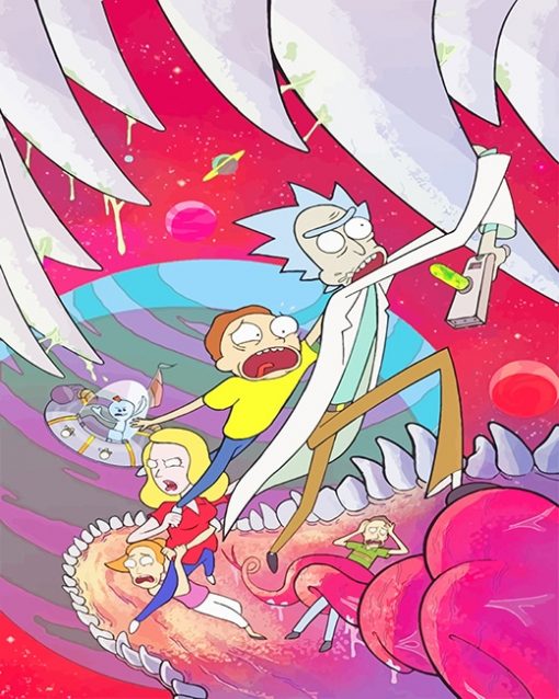 Rick And Morty Issue Paint by numbers