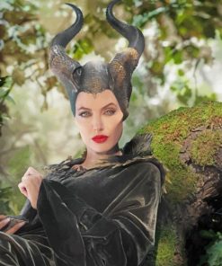 Angelina Jolie The Maleficent adult paint by numbers