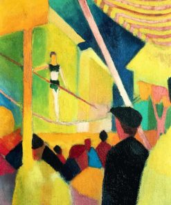 August Macke Tightrope walker paint by number