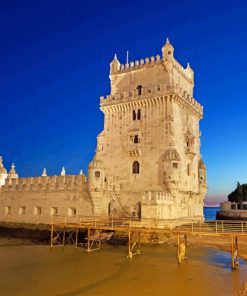 Belem Tower Portugal adult paint by numbers