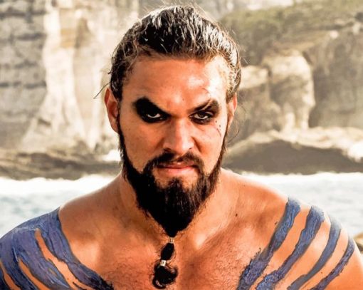 Dothraki Leader Drogo Game Of Thrones adult paint by numbers