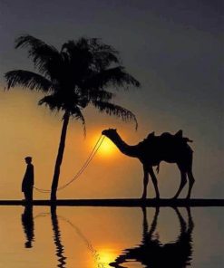 Egyptian walker silhouette