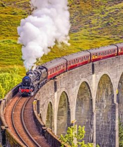 Glenfinnan Viaduct Scotland paint by numbers